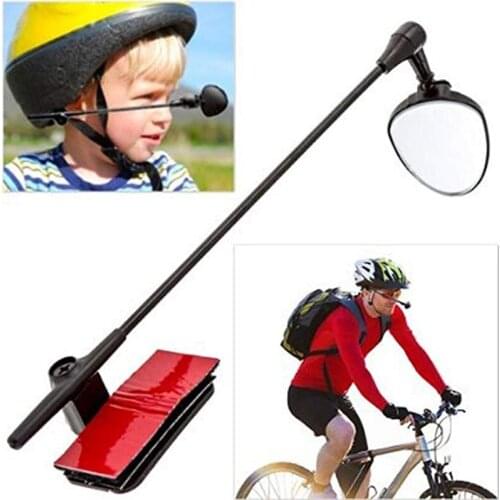 1Pc Adjustable Bicycle Helmet Rearview Mirror MTB Road Bike Mirror 360 Degree Cycling Safety Rearview Mirrors Accessories