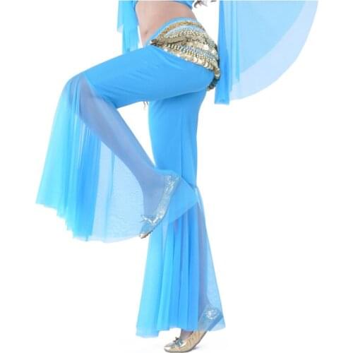 New belly dance costumes senior Mesh belly dance pants for women belly dance trousers