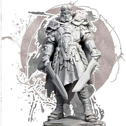 1/24 ancient officer stand with sword Resin figure Model kits Miniature gk Unassembly Unpainted