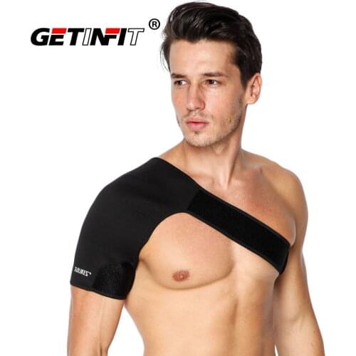 1Pcs Sport Compression Brace Strap Wrap Belt Unisex Breathable Adjustable Shoulder Support Brace for Rotator Cuff Injury relief
