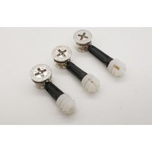 10pcs Furniture three in one connector bed wardrobe panel furniture assembly hardware fittings screw nut eccentricity wheel