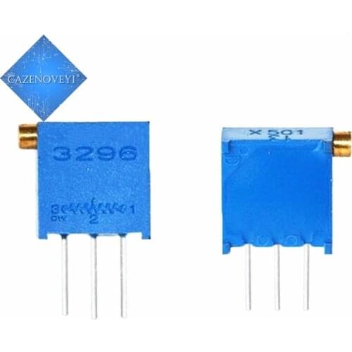 10pcs 3296 3296X series resistanceohm Trimpot Trimmer Potentiometer 1K 2K 5K 10K 20K 50K 100K 200K 500K 1M ohm 100R 200R 500R