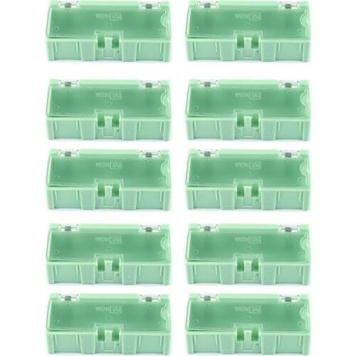 10pcs Cells Portable Jewelry Tool Storage Box Container Ring Electronic Parts Screw Beads Hardware tool Organizer Plastic Case