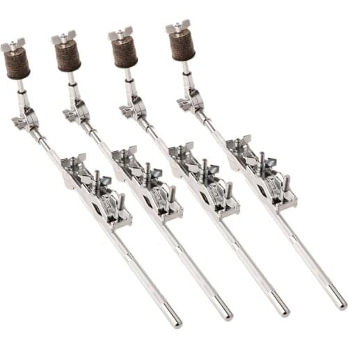 4 Pieces/set Durable Drum Set Drum Mount Clamp Holder Stand Hardware