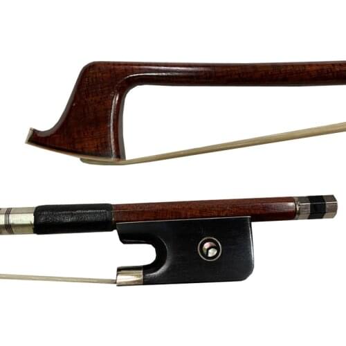 1pcs New professional 4/4 hybrid Carbon fiber cello bow outside pernambuco Ebony nickel silver frog cello bow
