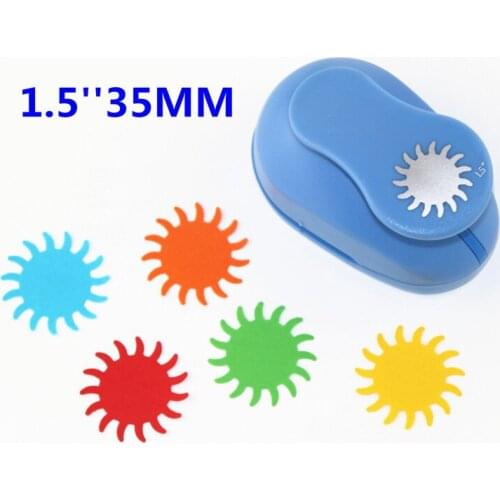 Free ship Sun 1.5'' (37mm) hole punch child diy craft punch scrapbook paper cutter scrapbooking punches Embosser kid S293615