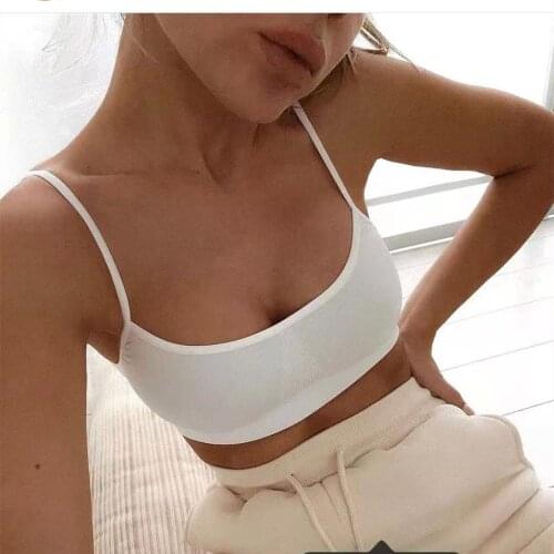 Open Back Tank Top Brassiere Comfortable Seamless Women Bra Wirefree Underwear No Pad Unlined Lingerie Sexy Backless Bralette