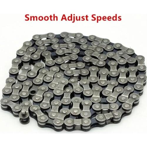 Mountain Bike Chain Bicycle Variable Speed 6 7 8 Speeds Chain 112 Joints 10mm Pitch Durable Anti-rust For MTB Foldable Bicycle