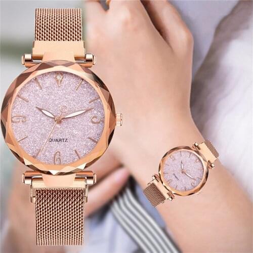 Women Luxury Fashion Watches Magnetic Strap Ladies Wristwatches Gift Quartz Clock Zegarek Damski Relogio Feminino