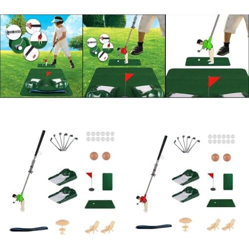 Kids Golf Club Set Childrens Mini Golf Toy Equipment Indoor Outdoor Sports