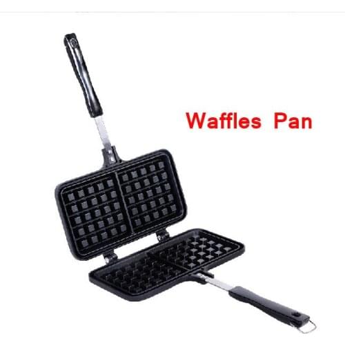 Hot Sale Non-stick Fryer Pan Double Side Waffles Grill Fry Pan