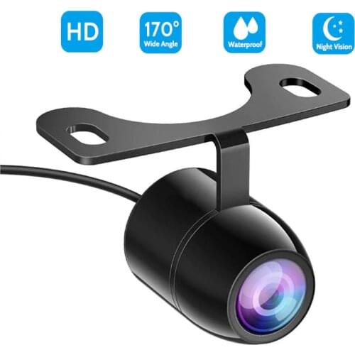 Mini Car Rearview Camera 170 Degree Wide Angel Car Reverse Camera IP68 Waterproof Front&Back Parking Monitor Cameras