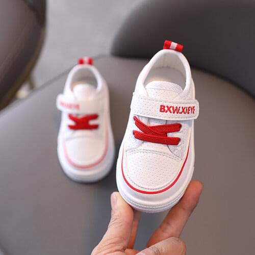 Toddler Baby Casual Shoes For Infant Girl Soft Bottom Breathable Kids Shoes Newborn Boy Outdoor Walking Artificial PU Sneakers