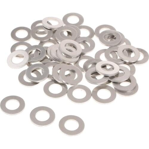 M12 Metal Oil Pan Drain Plug Gasket 90430-12027 for Toyota, Pack of 50