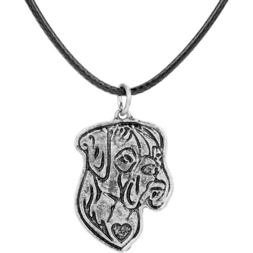 Lovely Bordeaux Animal Necklace Viking Amulet Dog Pendant Women Men Necklace Cute Gifts