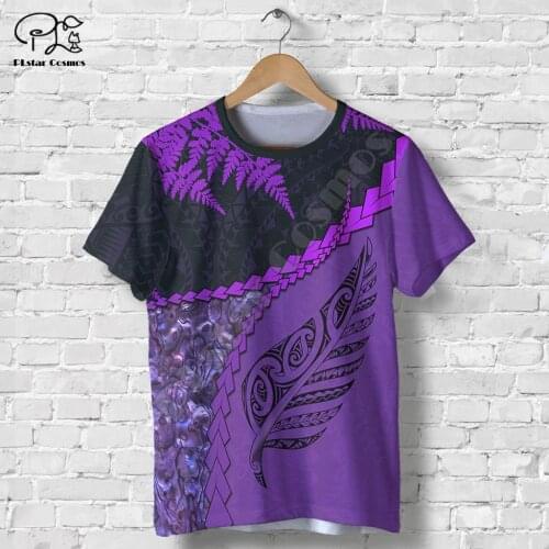 PLstar Cosmos New Zealand Country Flag Maori Aotearoa Tribe 3DPrint Streetwear Summer Casual Funny Tee Short Sleeve T-Shirts A5