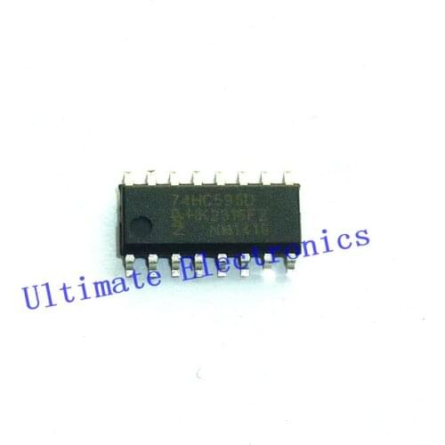 100pcs/lot 74HC595D SOP16 8-bit serial-in/serial or parallel-out shift register with output latches