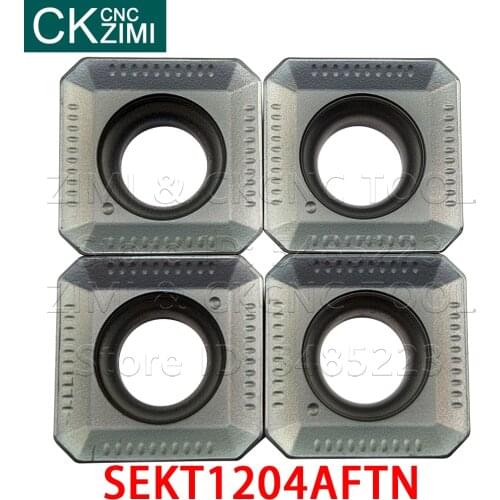 SEKT1204AFTN SEKT 1204 AFTN Carbide Milling Insert CNC plane milling Tools Indexable face milling tool for steel stainless steel