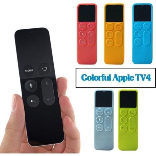 Remote Slicone Cover Case For Apple TV 4K 4th Gen Remote Control Covers 4Gen Remote Silicone Soft Protective Skin Case