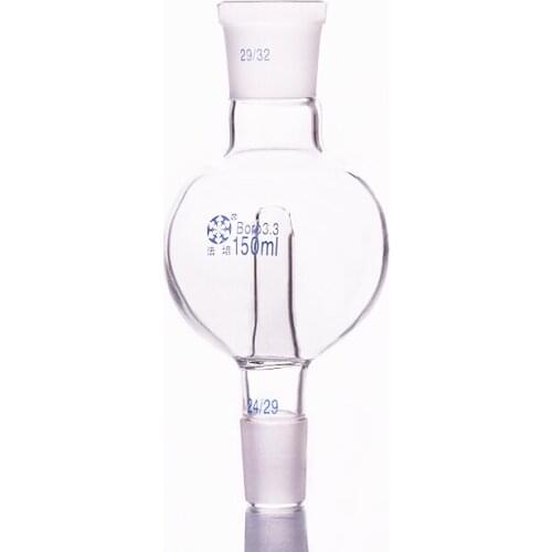 Splashproof bulb standard ground mouth,Capacity 150ml,Joint 29/32+24/29,Splash-proof ball,Splash ball