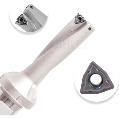 U-drill violent drill WC type 15mm-25mm small expansion drill fast drill bit water-jet drill for CNC CNC lathe with WCMT03insert