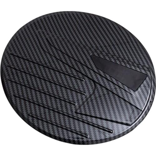 Carbon Fiber Fuel Gas Tank Cap Trim Accessories Fit For Mazda CX-30 CX30 2019 2020 2021 Protector Cover
