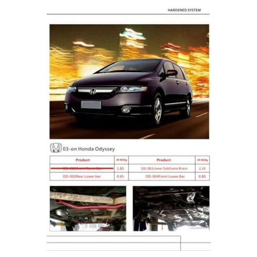 Wotefusi Strut Racing Stabilizer for 06-13 Honda Odyssey Front Rear Lower Tie Bar