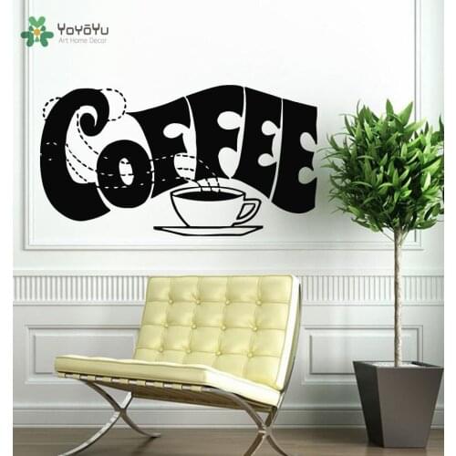 YOYOYU Wall Decal Vinyl Art Home Decal Sticker Kitchen Cafe Decor Coffee Mural Removeable Poster YO565