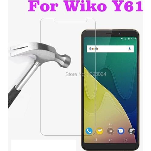 10PCS Tempered Glass for Wiko Y61 W-K560 High Quality Protective Film Explosion-proof Screen Protector on Wiko y61 Cover Glass