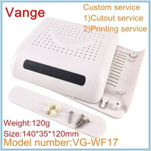 1pcs/lot mould making injection box case 140*35*120mm ABS plastic housing enclosure diy for wifi module launcher device