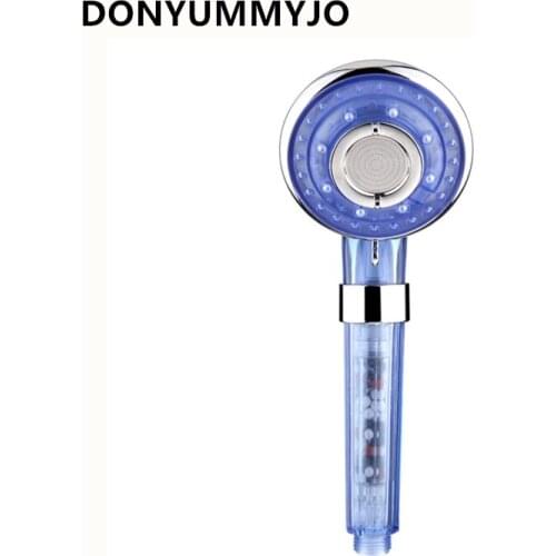 DONYUMMYJO 1pc Spray Paint Matte Black Matte / Chrome Five Function Nozzle Massage Water Saving Hand Shower Head