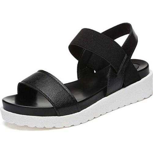 2020 Leopard sandals summer Leopard grain sandals women Sandals shoes woman peep-toe flat Shoes Roman sandals Women sandals