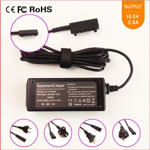 10.5V 2.9A Laptop Ac Adapter/ POWER SUPPLY Cord For Sony Xperia Tablet S SGPAC10V2 SGPAC10V1 SGPT111 SGPT112 SGPT113 SGPT114