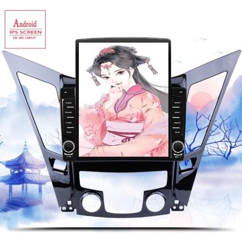 9.7" GPS Navigation system For HYUNDAI Sonata i40 i45 2011-2015 Android 10.0 Car Stereo Multimedia Player with WIFI 6+128GB USB