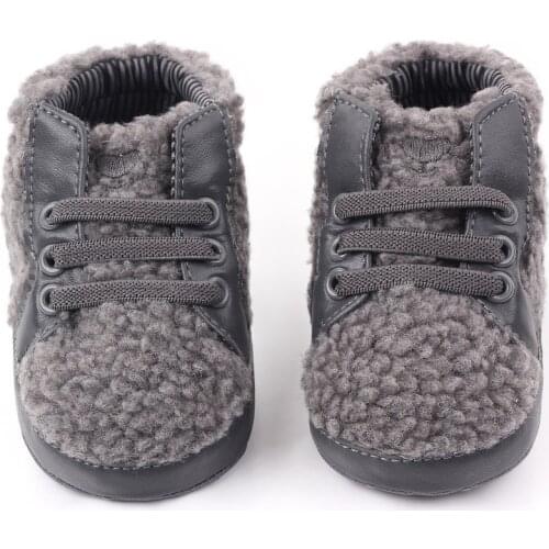 Winter Baby Boys Boots Rubber Sole Baby Shoes For Girls Snow Boot Newborn Cartoon Keep Warm Cotton Non-slip Infant Toddler Shoes