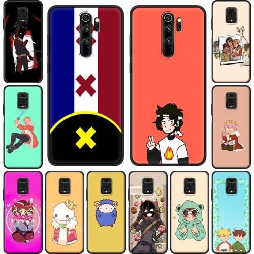 Phone Case for Xiaomi Redmi Note 9S 8 10 Pro 9 8T 7 9C 9A 7A 8A K40 Back Cover On Redmi Note10 Lmanberg Dream Smp Game lovely