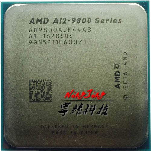 AMD A12-Series A12-9800 A12 9800 3.8 GHz Quad-Core CPU Processor AD9800AUM44AB/AD980BAUM44AB Socket AM4