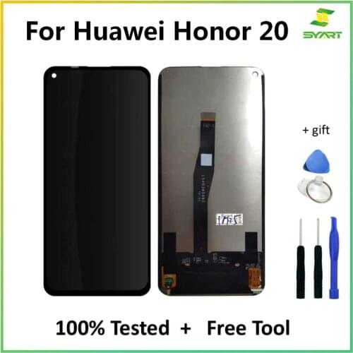 For Huawei Honor 20 Screen LCD Display Touch Screen Digitizer For Honor20 Replacement For Huawei Honor 20 YAL-L21 YAL-AL00 LCD
