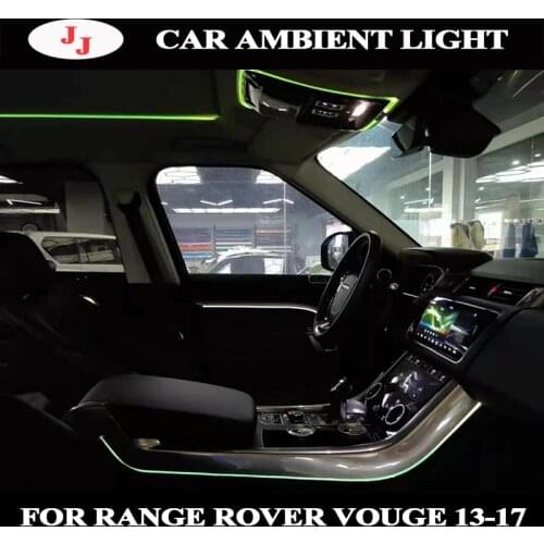 For Range rover Vogue 2013 -2017 executive Edition Inter door Ambient light Ambient Light Car LCD panel screen control 10 colors