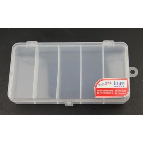 ILure Brand 17cm*9.2cm*2.7cm New Transparent Plastic Fishing Lure Bait Box Storage Organizer Container Case