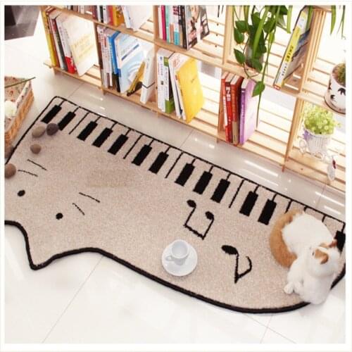 Free Shipping Cartoon Lazy Cat Washable New Thick Blanket Micro Fabric Carpet Bathmat Kitchen Hotel Living Bedroom Anti-Slip Pad