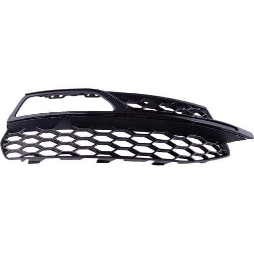 Front Right 8V3807682 8V3807682G Bumper Lower Honeycomb Fog Light Lamp Grill Grille Cover Fit for Audi A3 S3 S-Line 2013-2016
