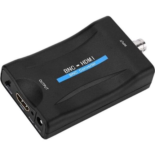 BNC to HDMI Converter Adapter Female CVBS BNC HDMI Coax 1080P Output HDCP Hook Security Camera DVRs Surveillance