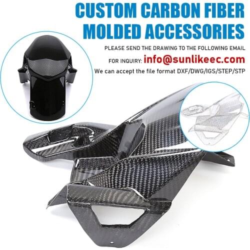 Supplier Manufactures Custom Mountain Bike Accessories Carbon Fiber Motorcycle Parts