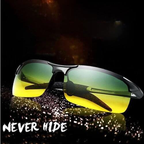 Photochromic Sunglasses Men Polarized Driving Glasses Change Color Sun Glasses Day Night Vision Drivers Eyewear
