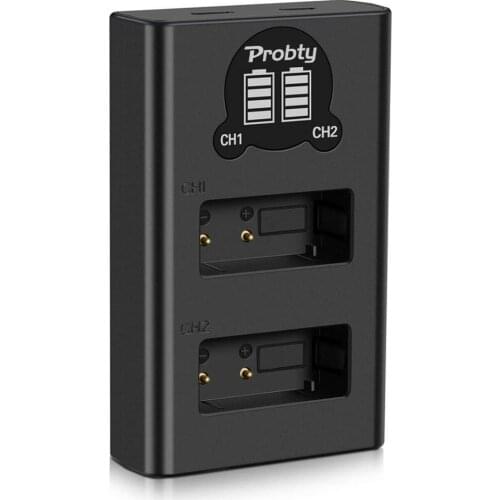 2-card slot USB charger kit for GoPro Hero 5/6/7/8 black battery for Gopro Hero 8 7 6 5 black sports camera accessories