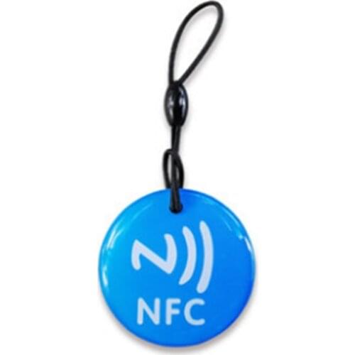 1pcs Waterproof 3 colors Crystal Epoxy NFC Tag Ntag213 for All NFC Phones