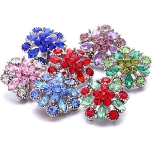 10pcs/lot 8 color Interchangeable Jewelry Snap Accessory 20MM Metal Snaps Button Ginger Snaps Charm Bracelet For Women Jewelry