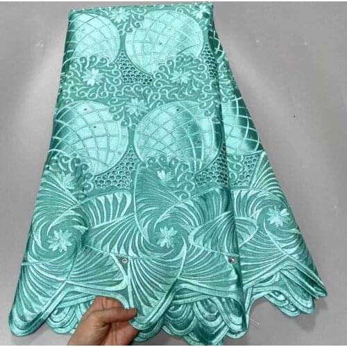 5yards Swiss Lace Fabric African Lace Faric 2021 High Quality Fashion Embroidery Dry Cotton Lace Swiss Voile Lace In Switzerland