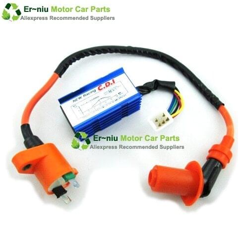 Dio Racing CDI + Ignition Coil for Honda NQ50 NB50 Elite Spree SA50 CH80 DIO Scooter